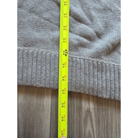 Eddie Bauer Gray Crewneck Sweater L Cotton Mens Pullover - Picture 4 of 5
